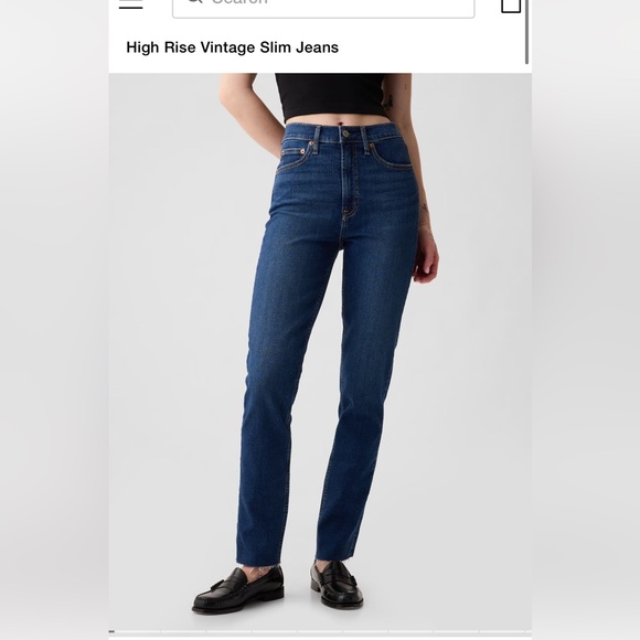 GAP high rise vintage slim jeans - Picture 4 of 6
